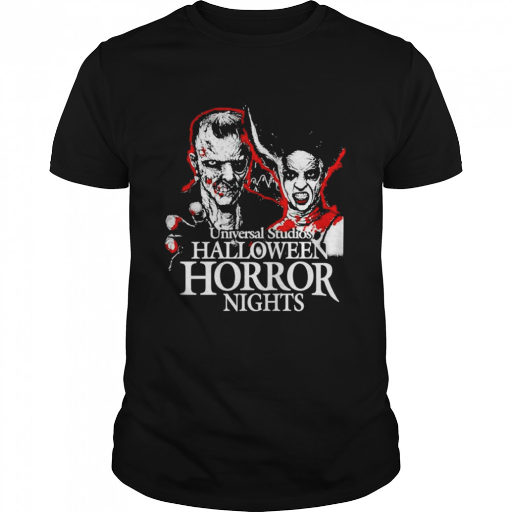 Halloween Horror Nights Frankenstein and Bride Of Frankenstein shirt