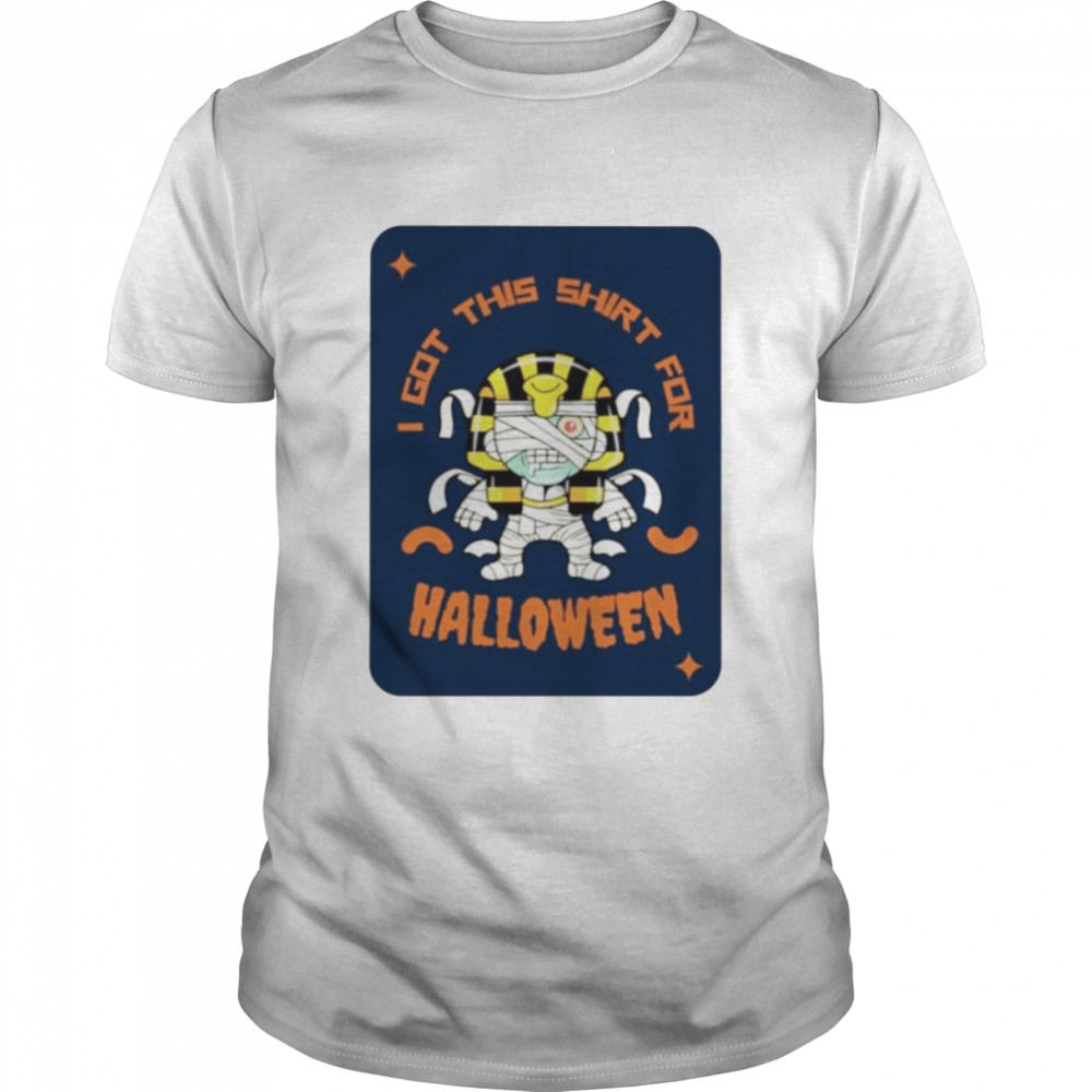 I got this shirt for Halloween shirt