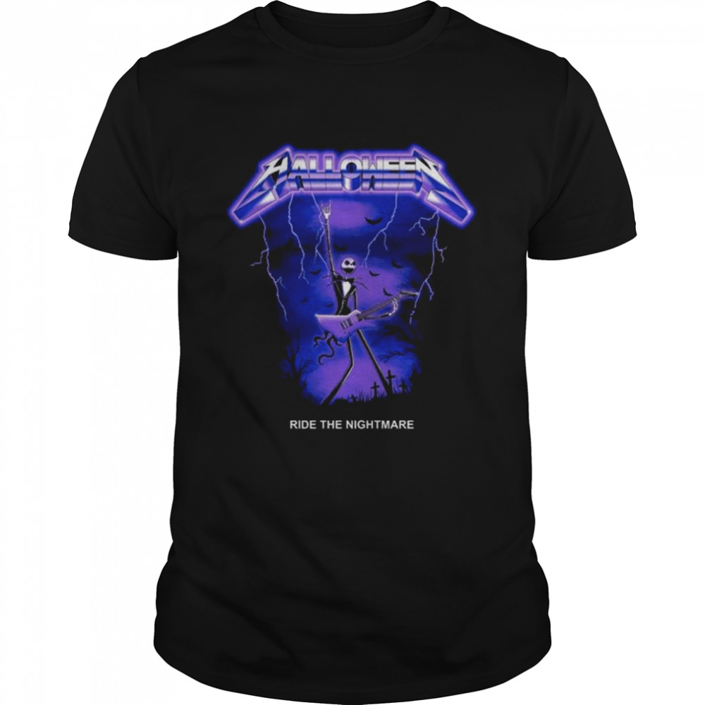 Jack skellington ride the nightmare 2022 shirt