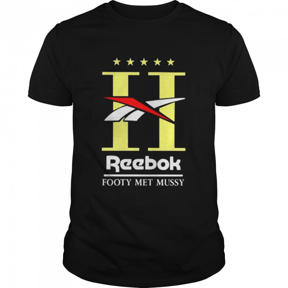 Reebok footy met mussy shirt