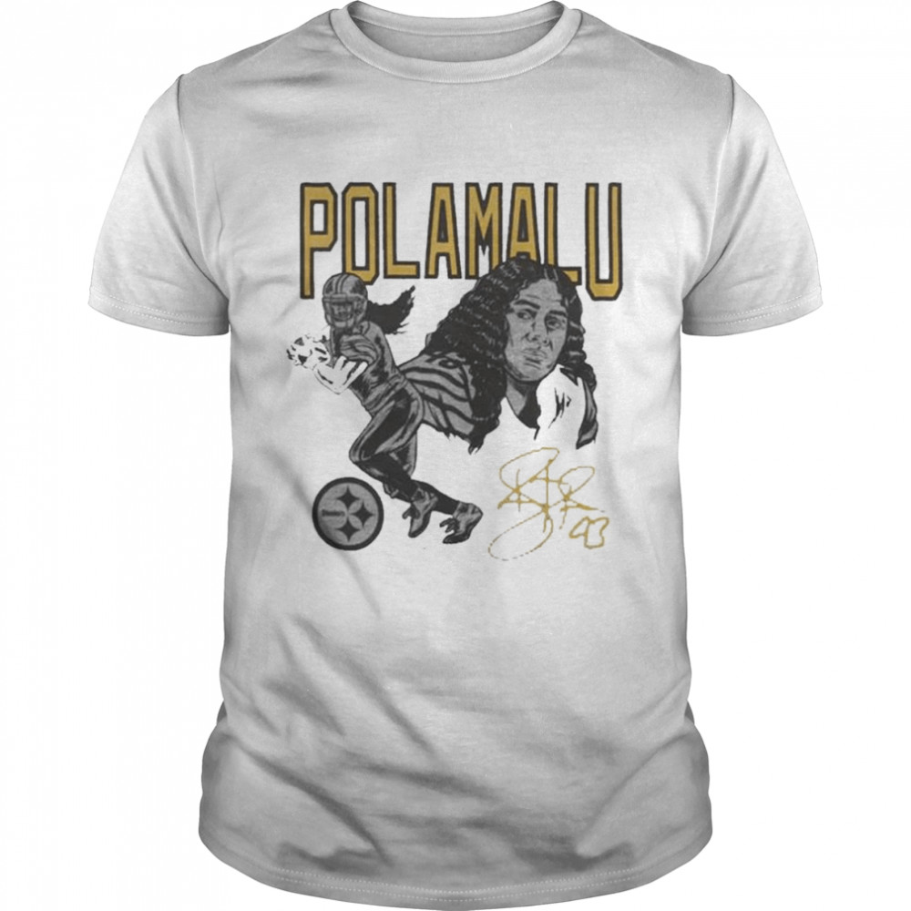 Steelers Troy Polamalu signature shirt