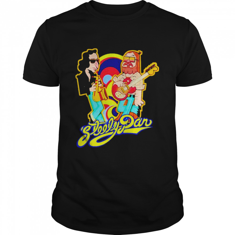 Fan art steely dan colored music band shirt