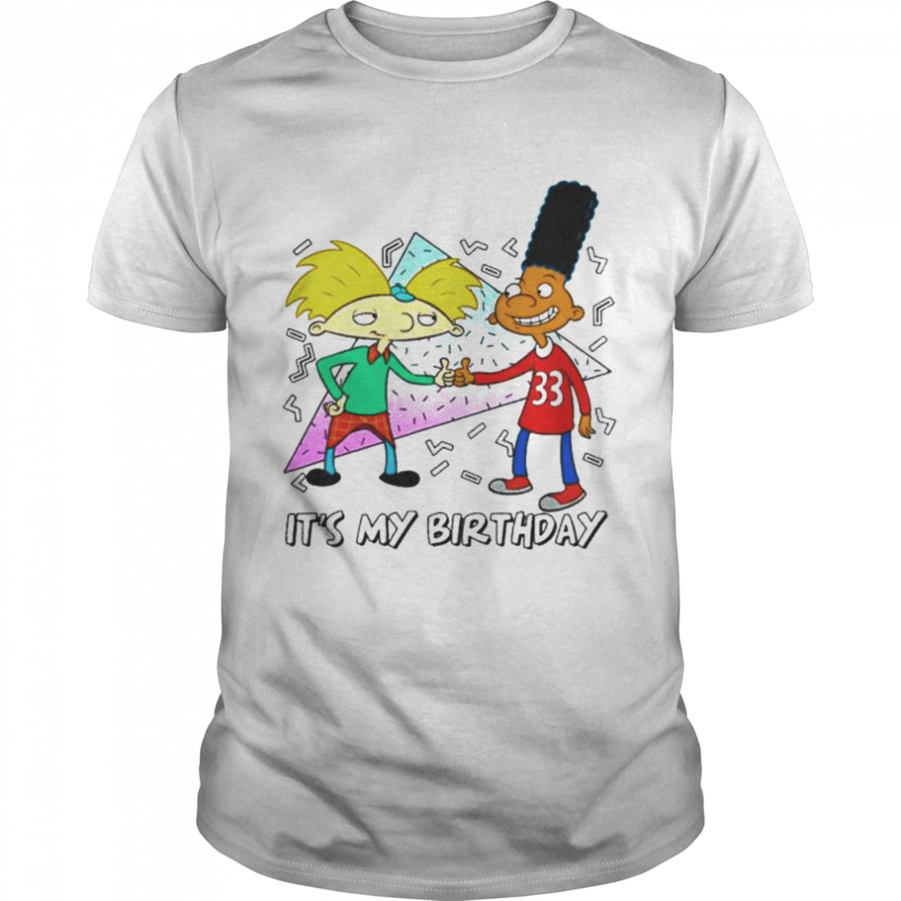 Hey arnold! birthday arnold gerald it’s my birthday shirt