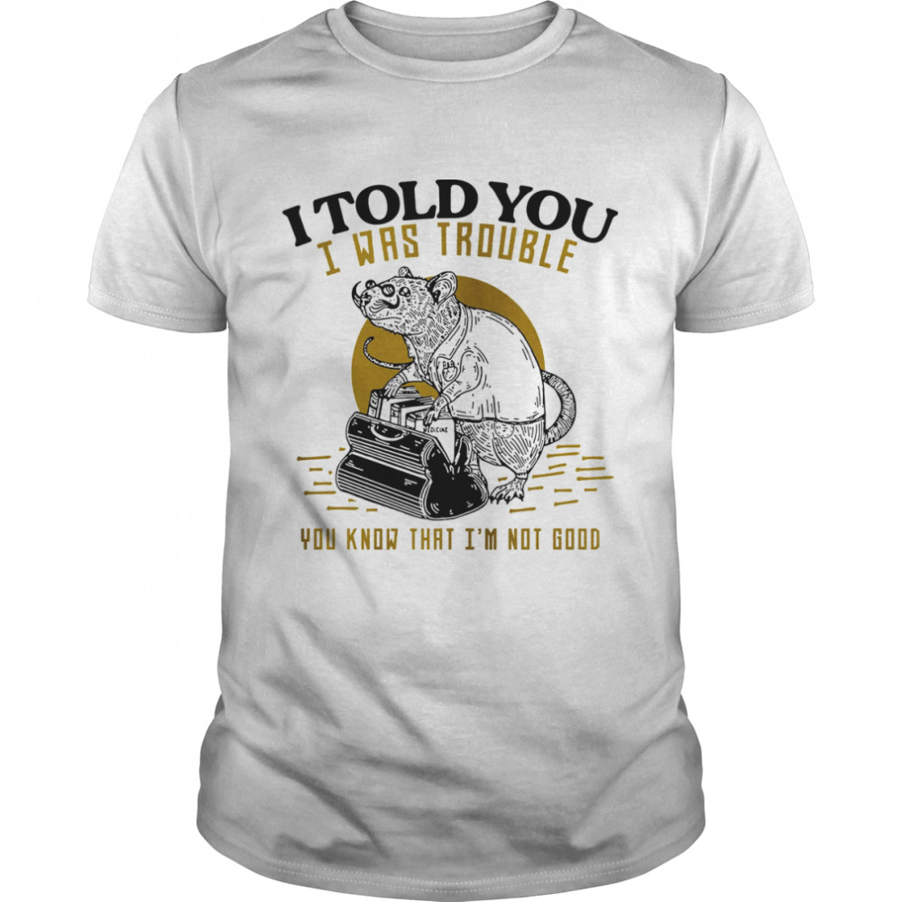 I Told You I Was Trouble You Know That I’m Not Good Lyrics Amy Winehouse 90’s Vintage shirt