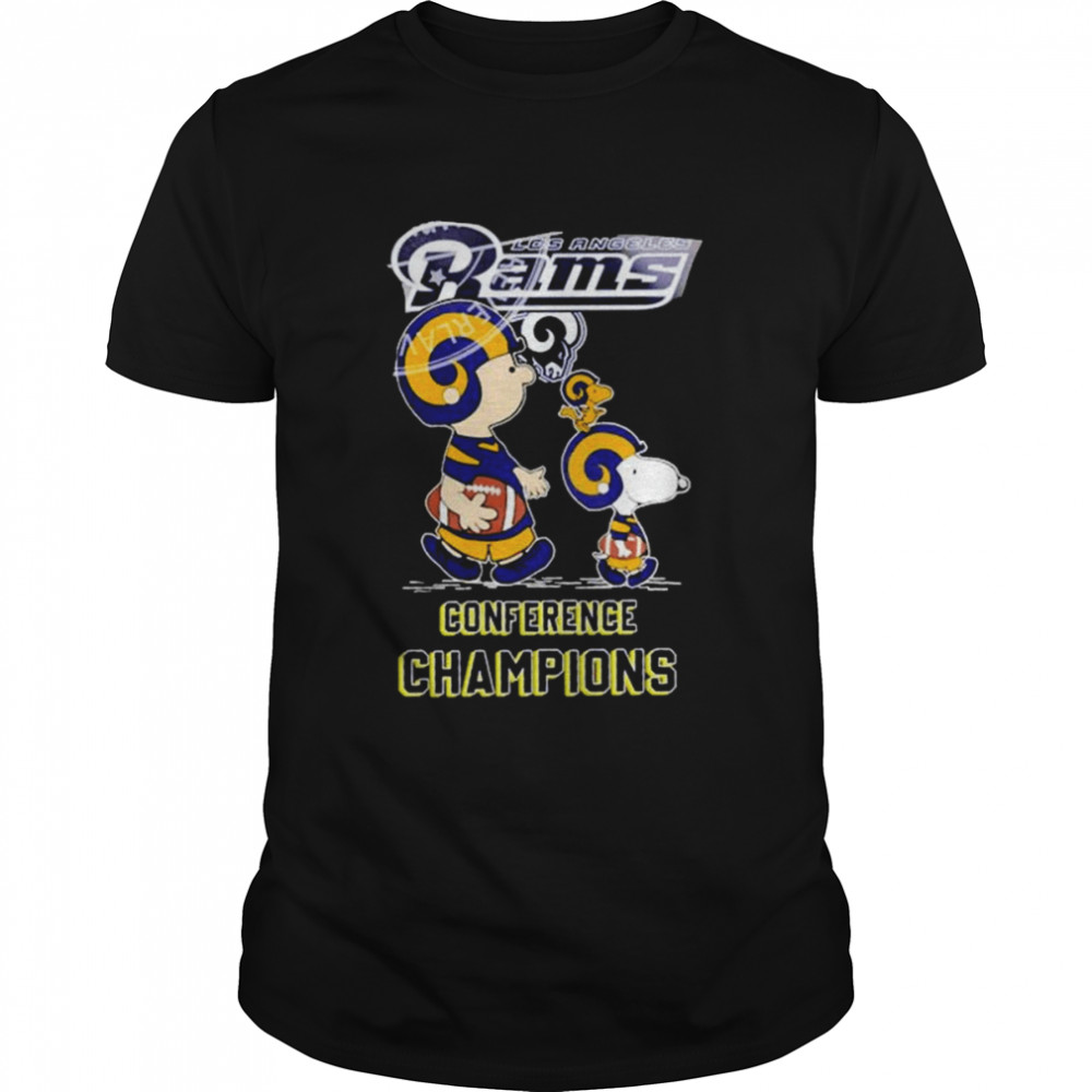 Los Angeles Rams Snoopy Peanuts 2022 NFC Conference Championship T Shirt