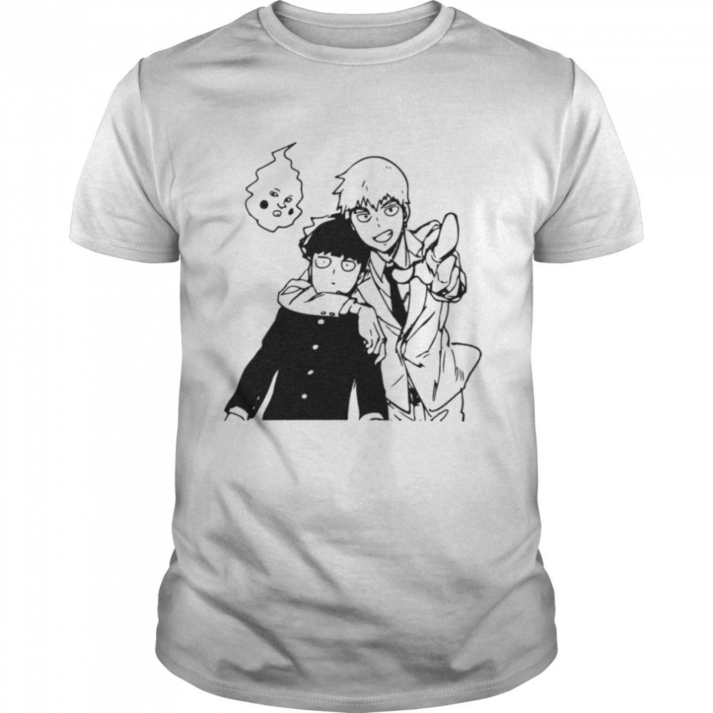 Mob Psycho 100 Mob And Reigen Sketch Gift Anime shirt