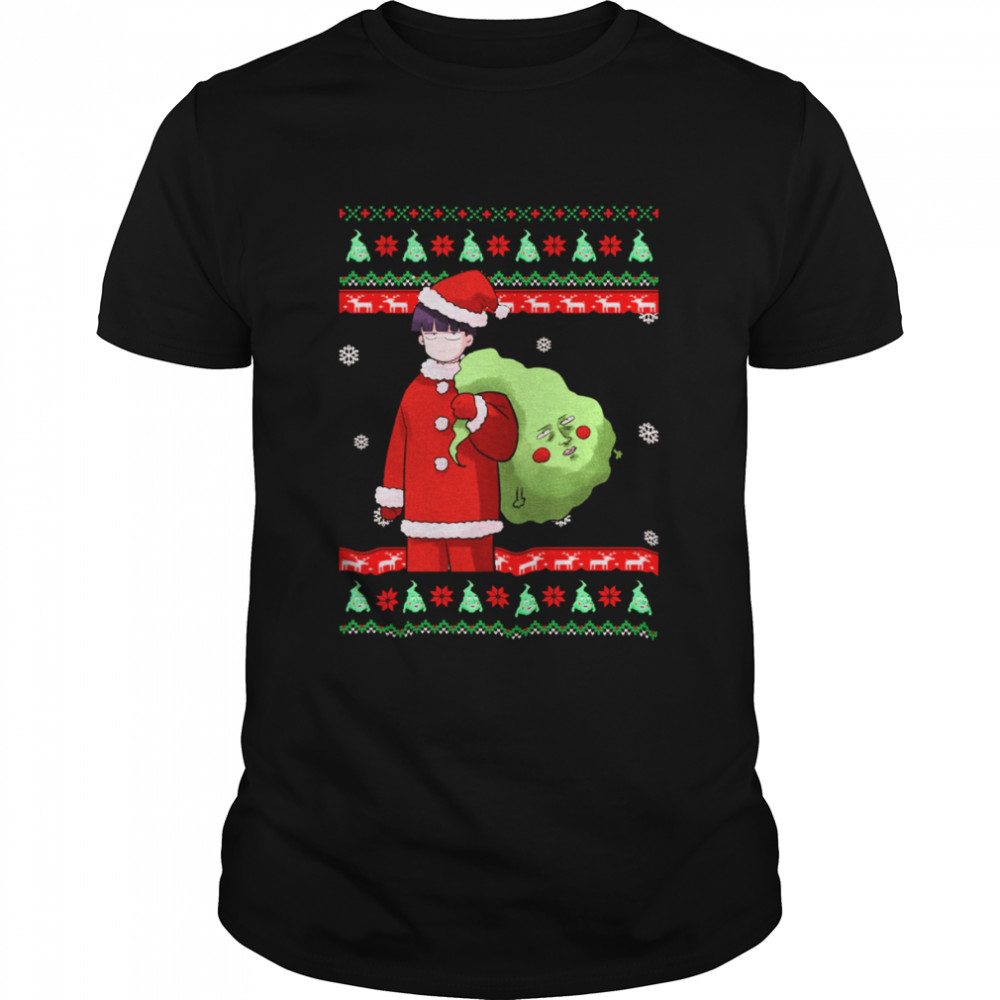 Mob Psycho 100 Shigeo Kageyama Christmas Anime Ugly Christmas shirt