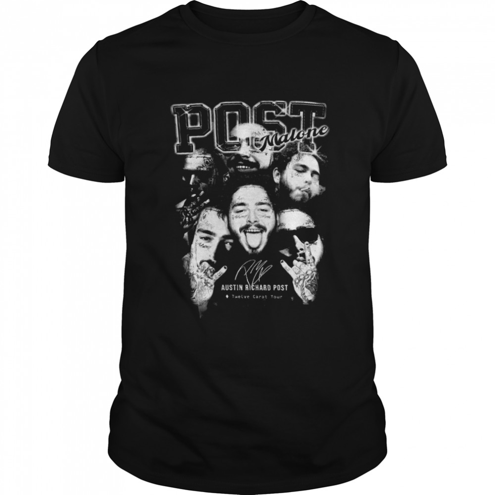 Post Malone Austin Richard Post Signed Vintage shirt