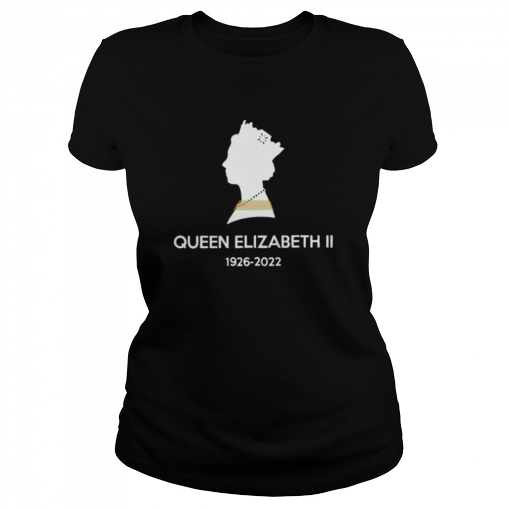 Rest In Peace Tribute Rip Queen Elizabeth II Thank for The Memories T- Classic Women's T-shirt
