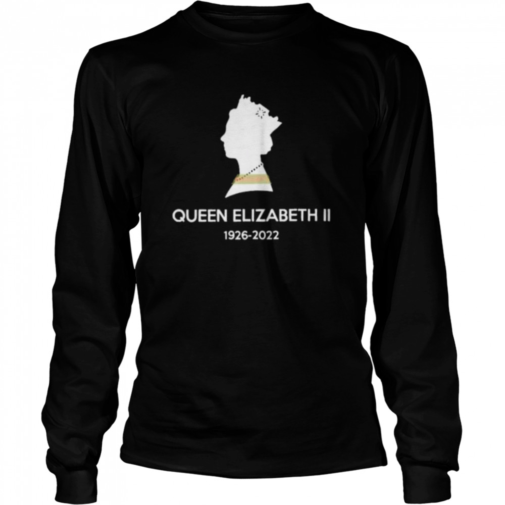 Rest In Peace Tribute Rip Queen Elizabeth II Thank for The Memories T- Long Sleeved T-shirt