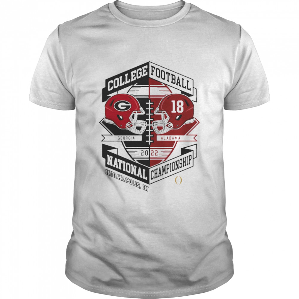 College Football Playoff National Championship Head-to-Head Helmet T-Shirt