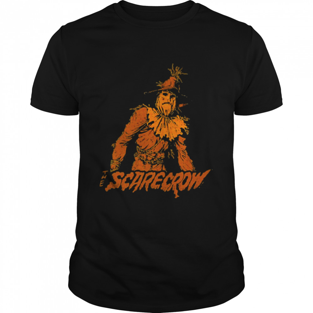 Halloween The Scarecrow Orange Silhouette shirt