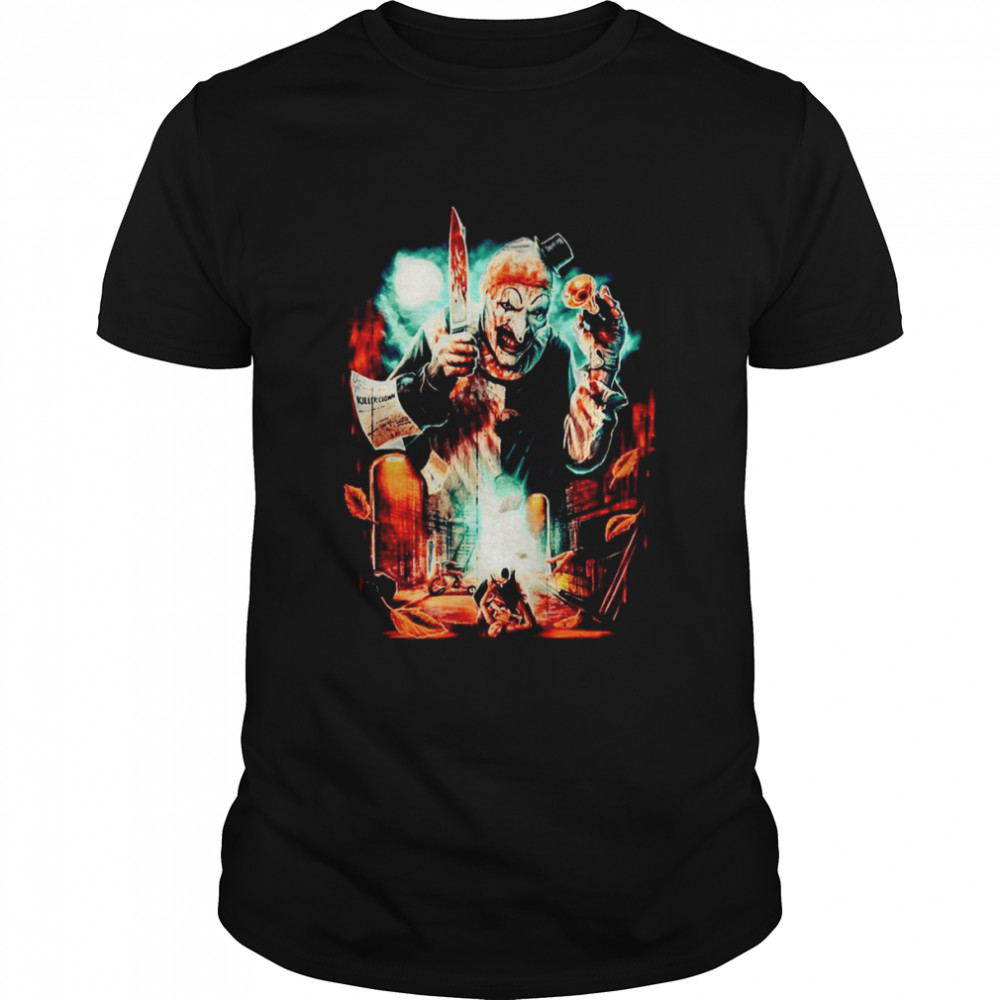 Haloween Horror Movie Art The Clown shirt