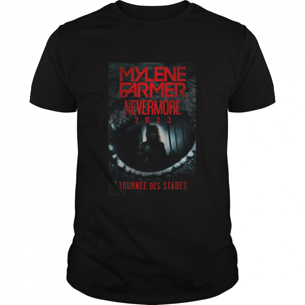 Mylène Farmer Nevermore 2023 Stadium Tour shirt