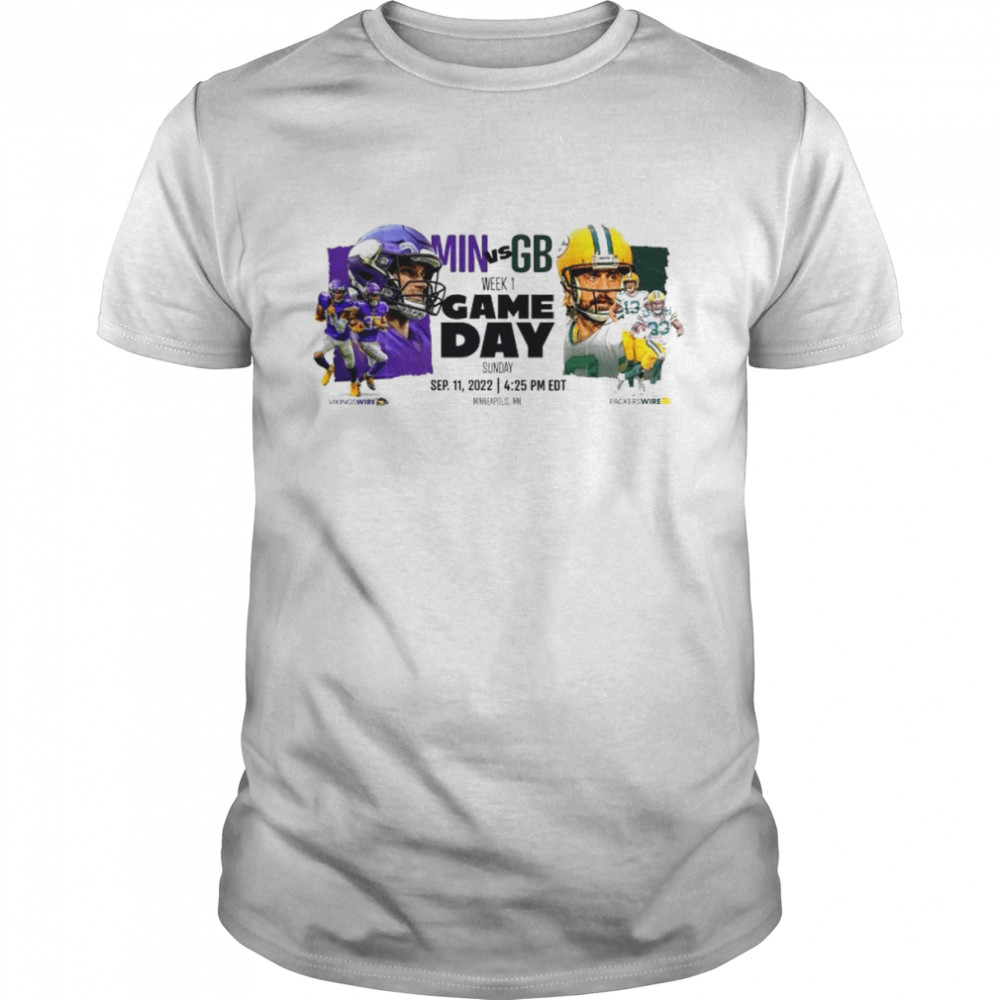 Packers vs Vikings open up the 2022 season NFL shirt