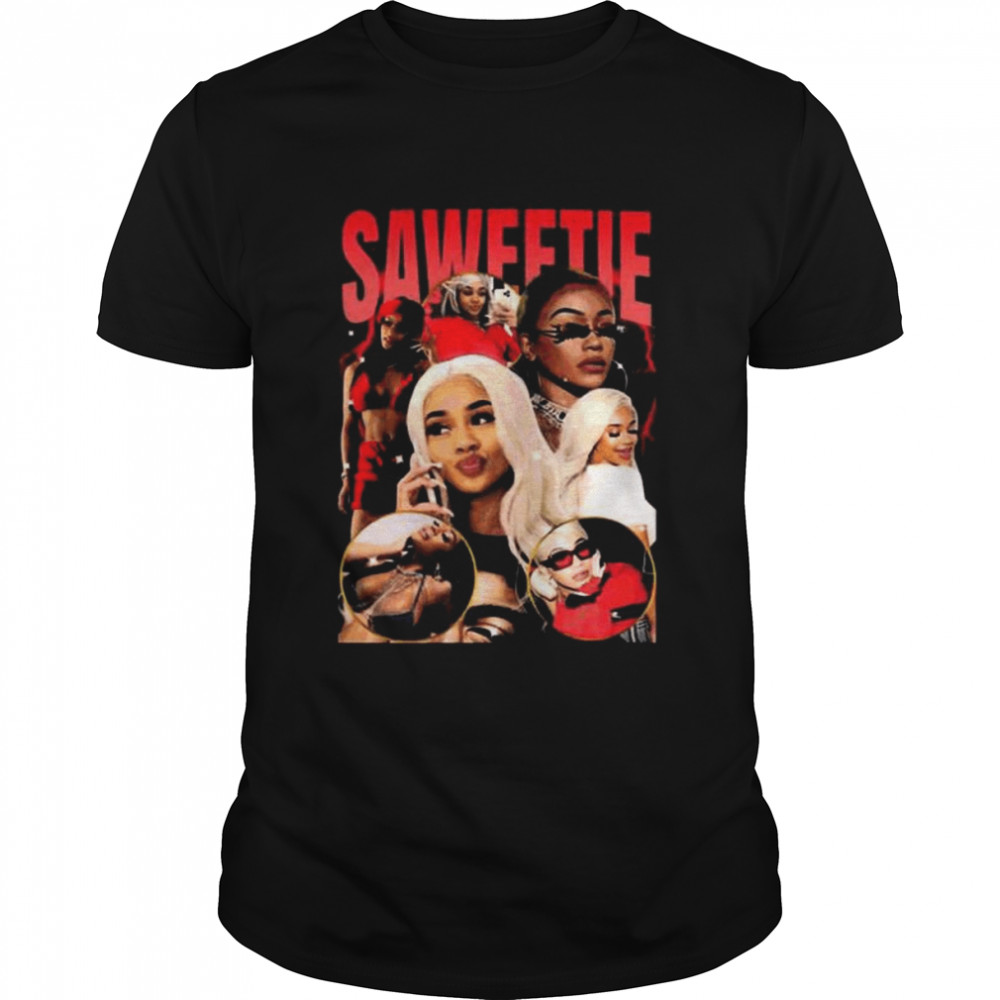 Saweetie rapper vintage 90s shirt