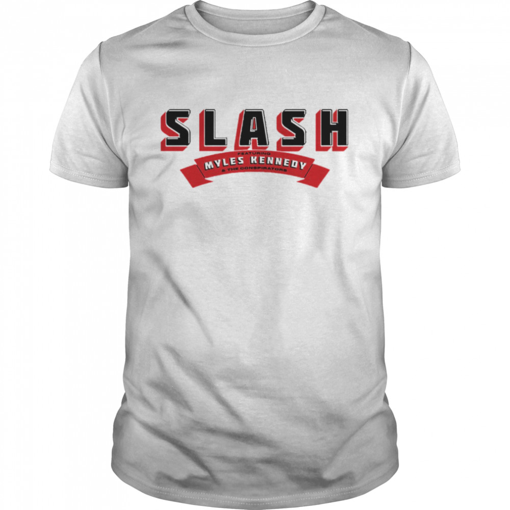 Slash Myles Kennedy Logo Slash Featuring Myles Kennedy And The Conspirators Band shirt