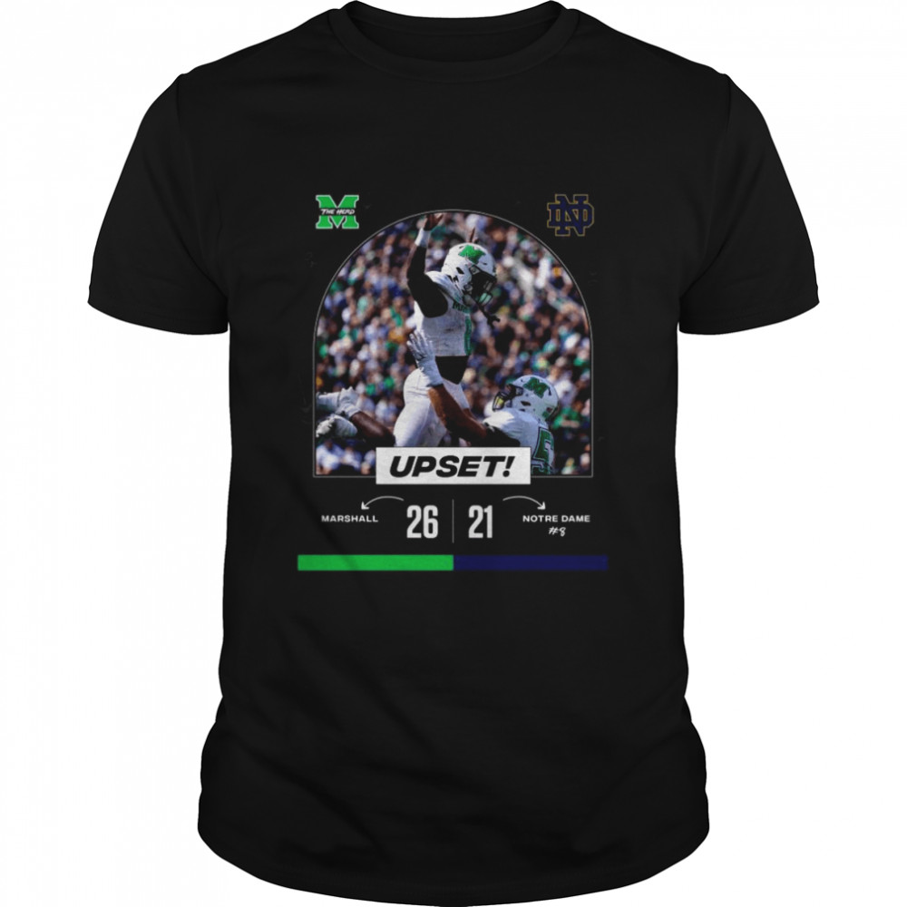 The Herd Up Set Marshall 26 vs 21 Notre Dame shirt