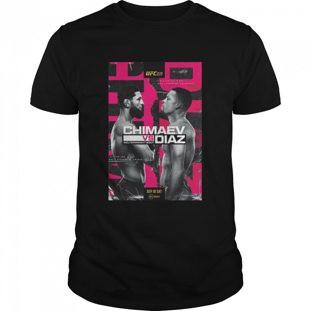 UFC Diaz Vs Chimaev T-Shirt