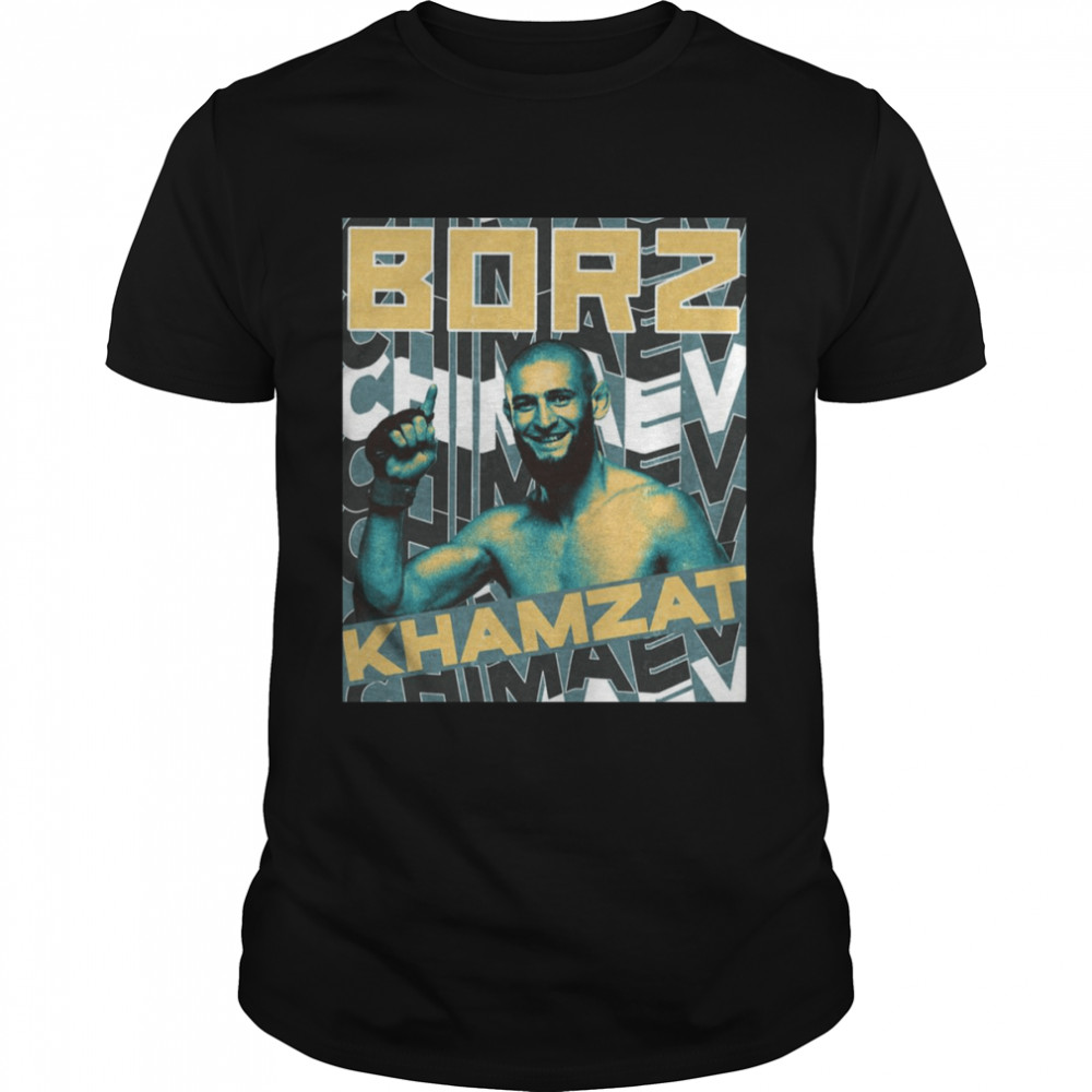 UFC Gifts For MMA Fans Borz Khamzat Chimaev T-Shirt