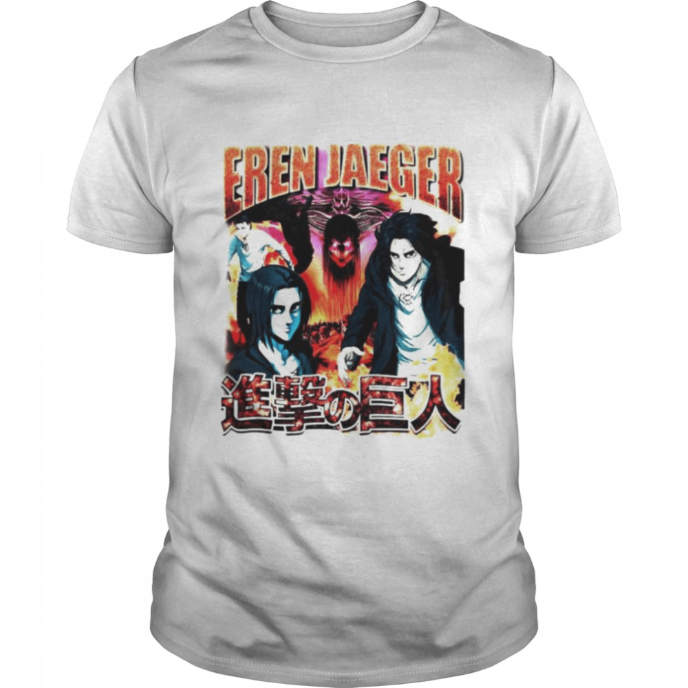 Attack On Titan Eren Yeager Eren Jaeger Anime shirt