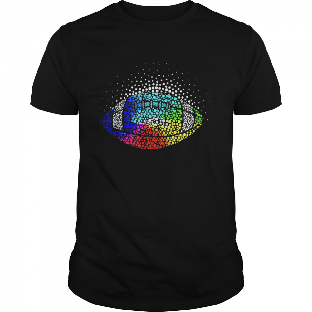 Colorful Dot Football Happy International Dot Day 2023 TShirt