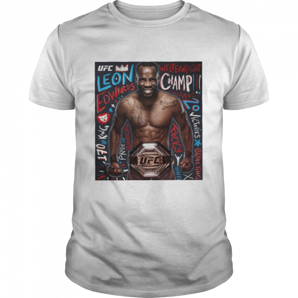 Cool Design Champion Leon Edwards shirt