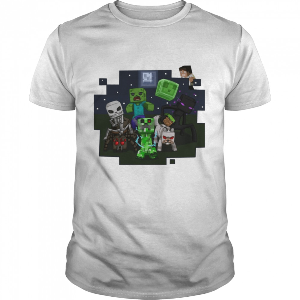 Monsters Minecraft Fun Game shirt