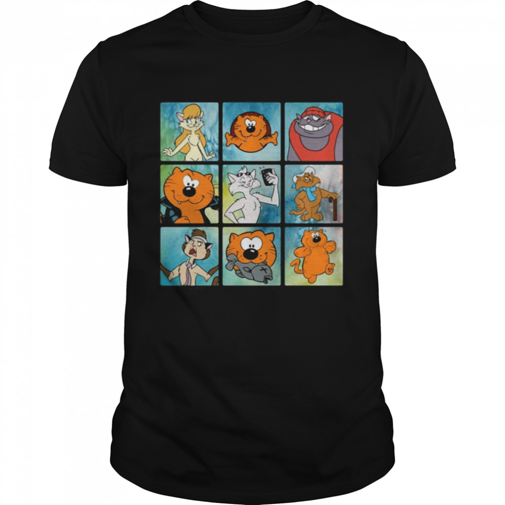 Multiple Squares Art Characters Heathcliff shirt