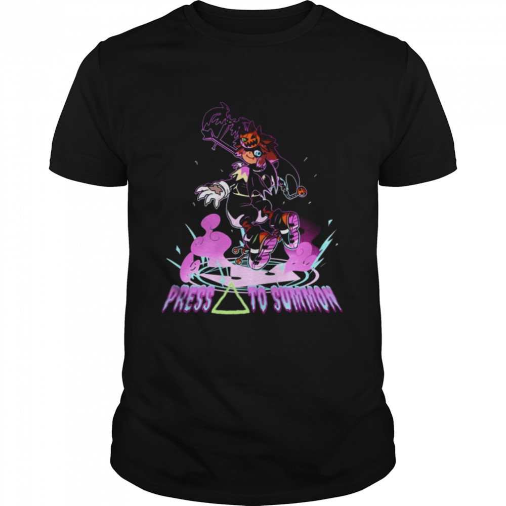 Press To Summon Sora Halloween Graphic shirt