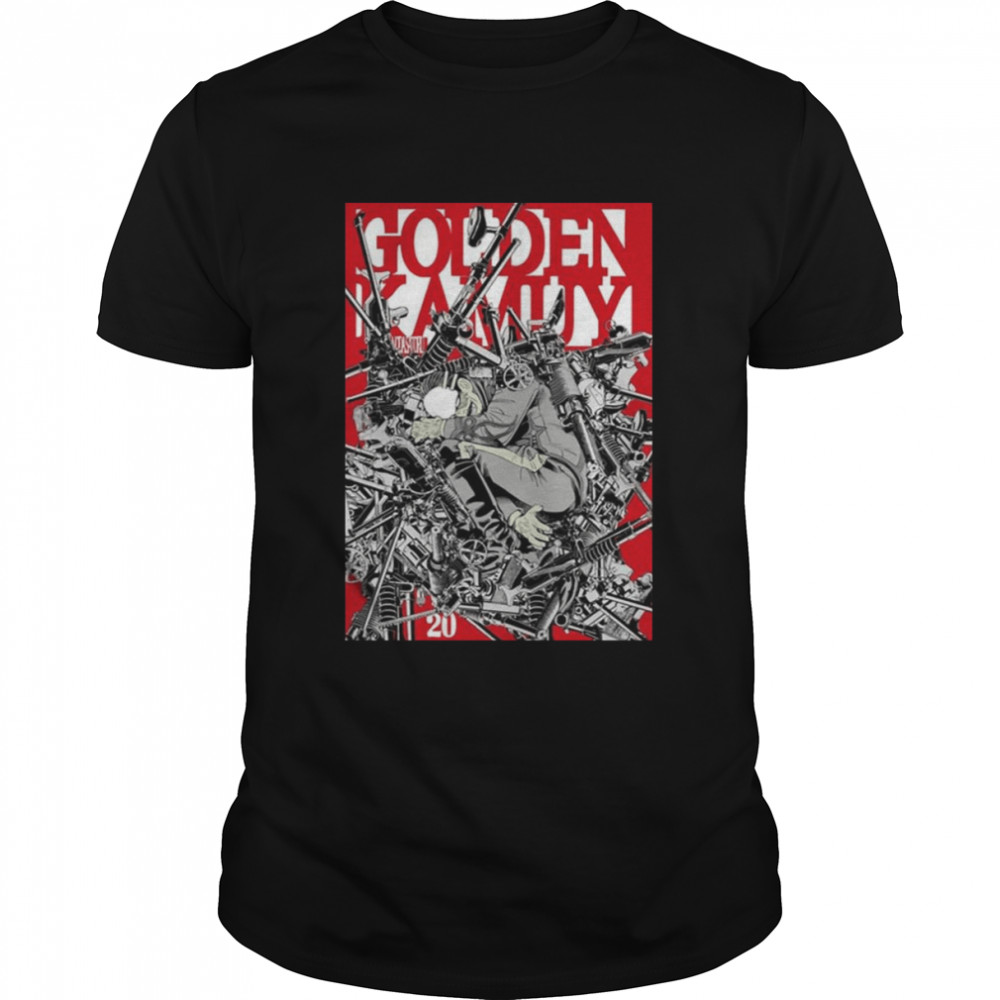 Red Art Anime Golden Kamuy shirt