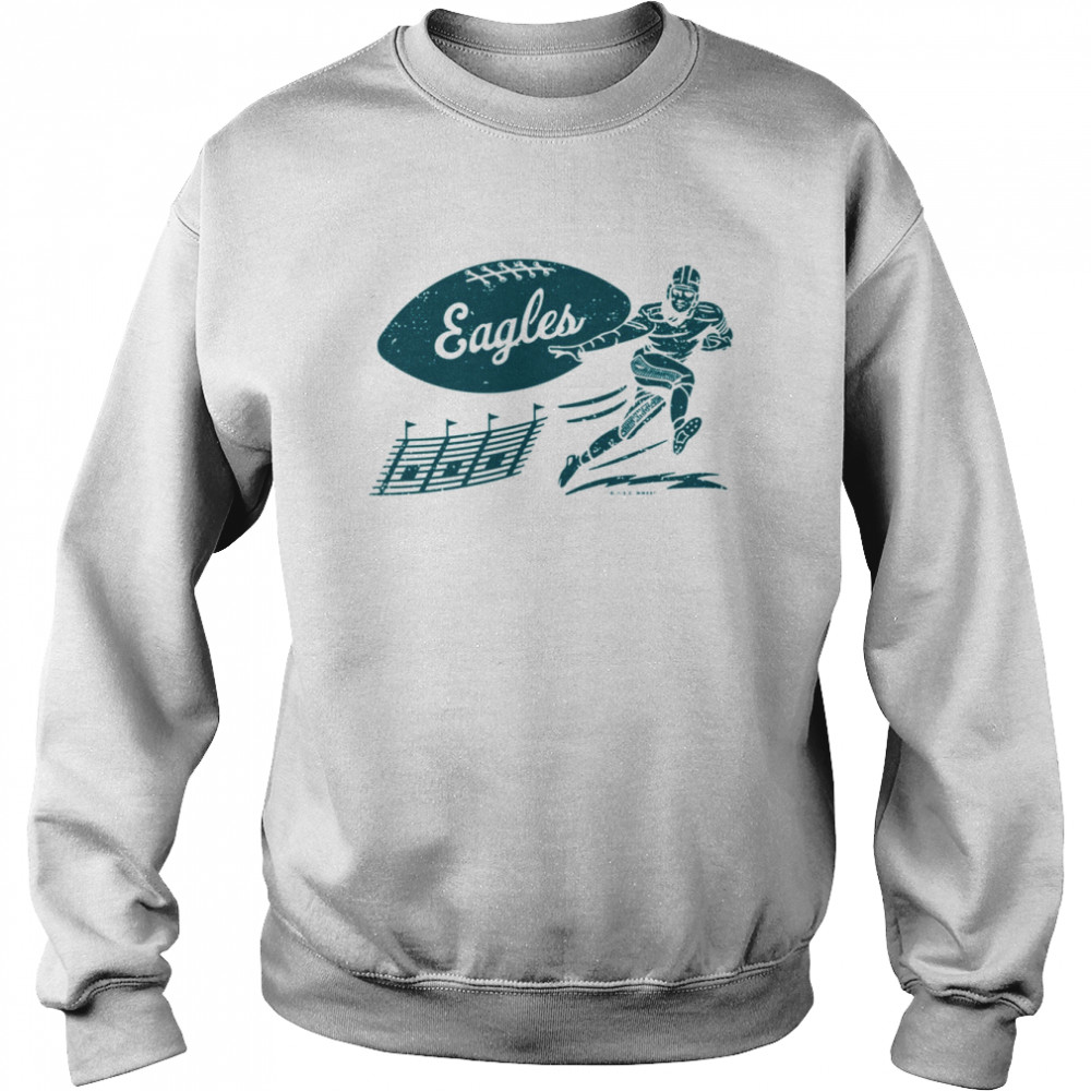 Vintage Football Green Eagles T- Unisex Sweatshirt