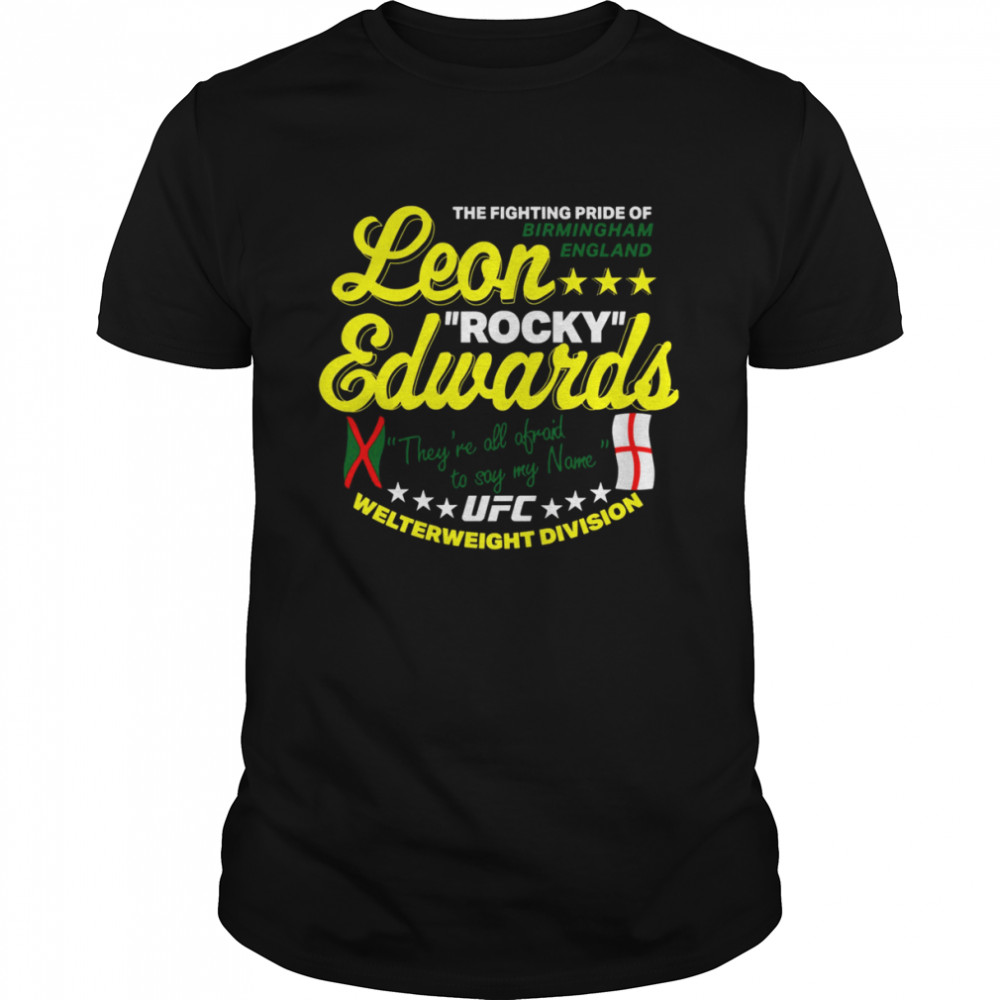 Leon Rocky Edwards UFC shirt