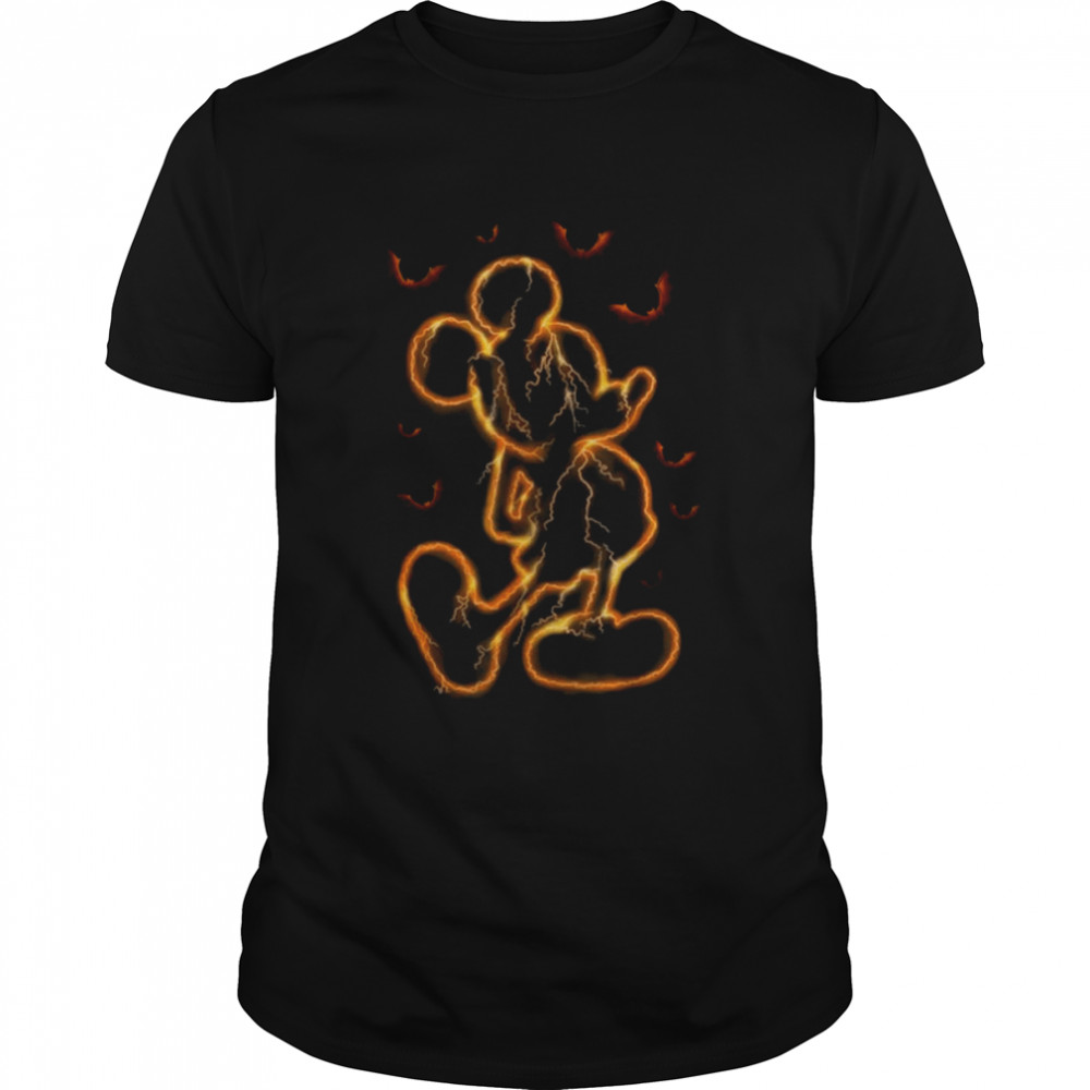 Mickey Halloween Gold Scary T-Shirt