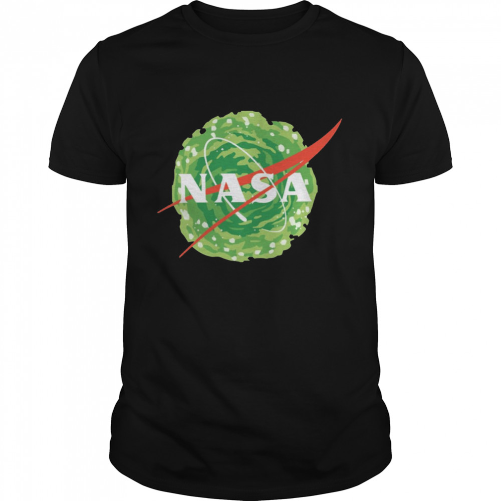 Rick And Morty Merch Nasa Logo shirt