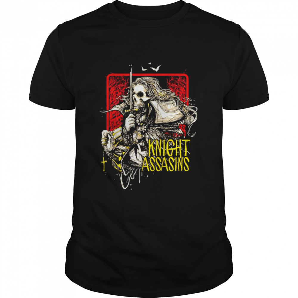 Romeo The Knight Assasins Spooky Halloween Illustration shirt