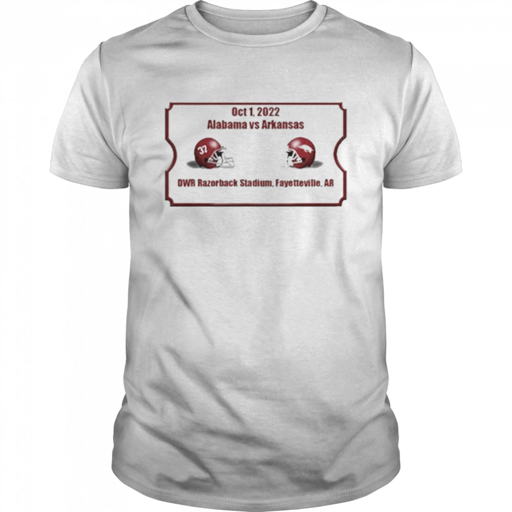 2022 Alabama vs Arkansas DWR Razorback Stadium Fayetteville AR Shirt