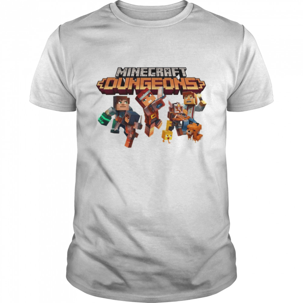 Dungeons Minecraft Fun Game shirt