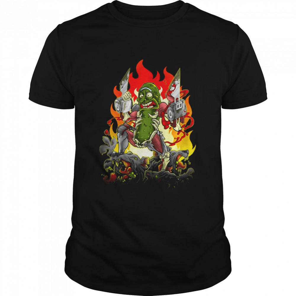 Fired Pickle Rick And Morty shirt