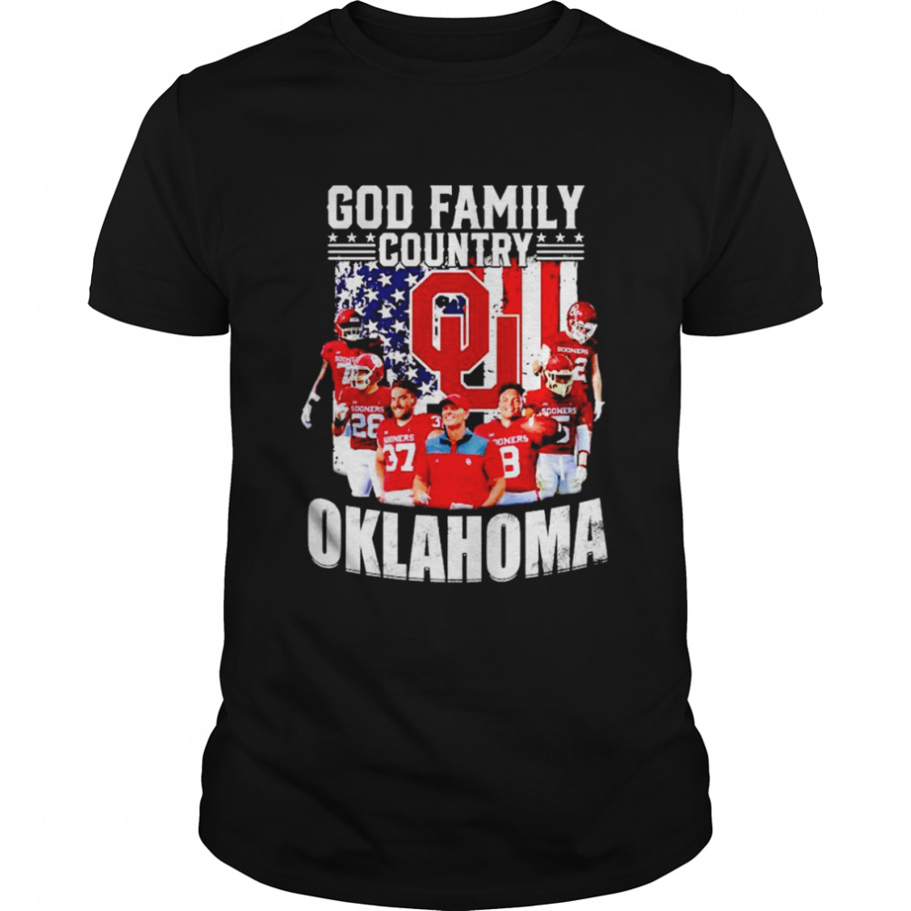 God family country Oklahoma Sooners shirt