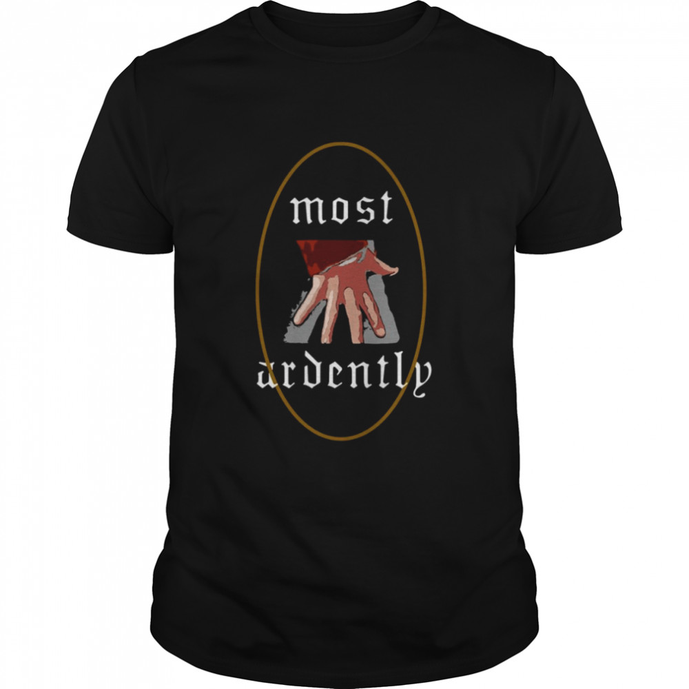 Most Ardently Hand Flex Gothic Oval Pride & Prejudice Matthew Macfadyen shirt