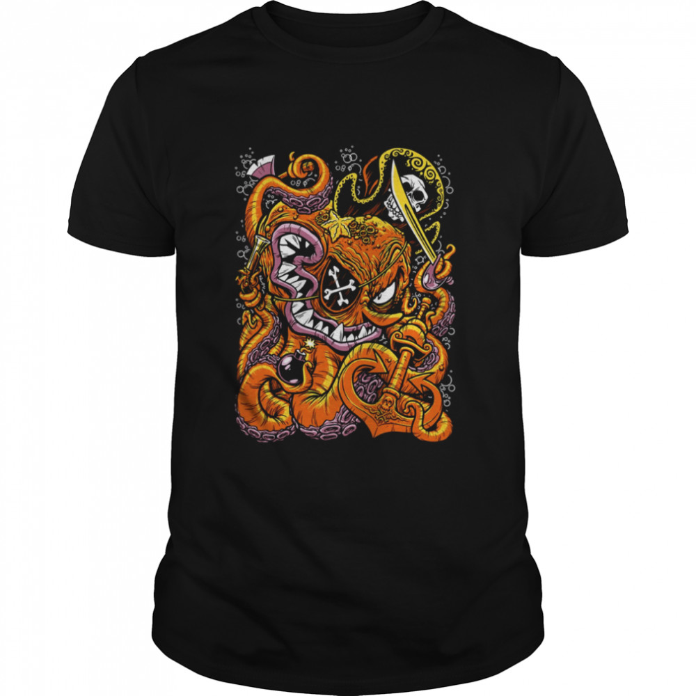 Octo Pirate Madfab Horror shirt