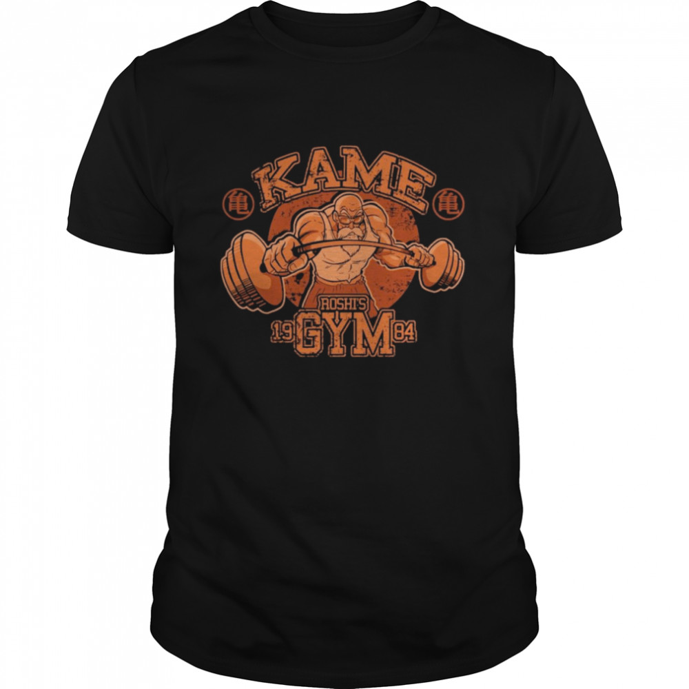 Roshi’s Kame 1984 Gym One Piece Anime shirt