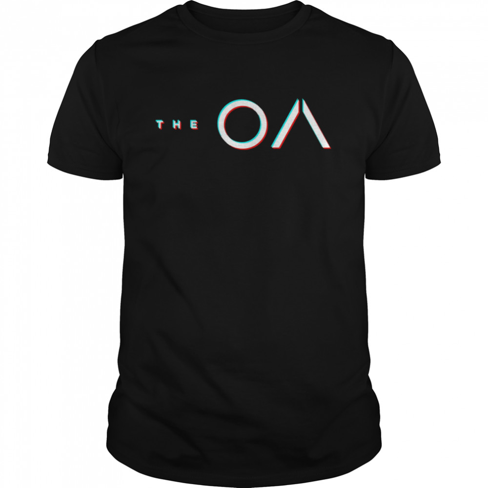 The OA Glitch Blur Series Title shirt