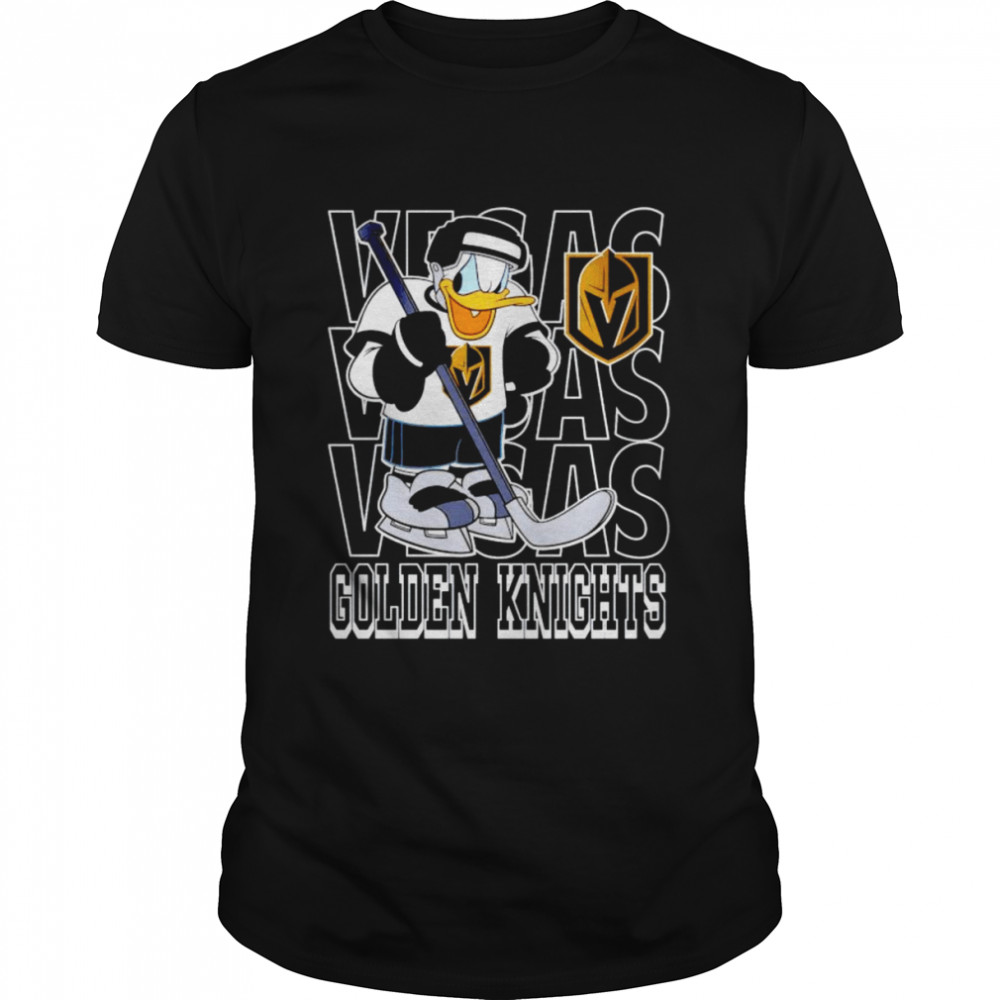 Vegas Golden Knights Disney Donald Duck shirt