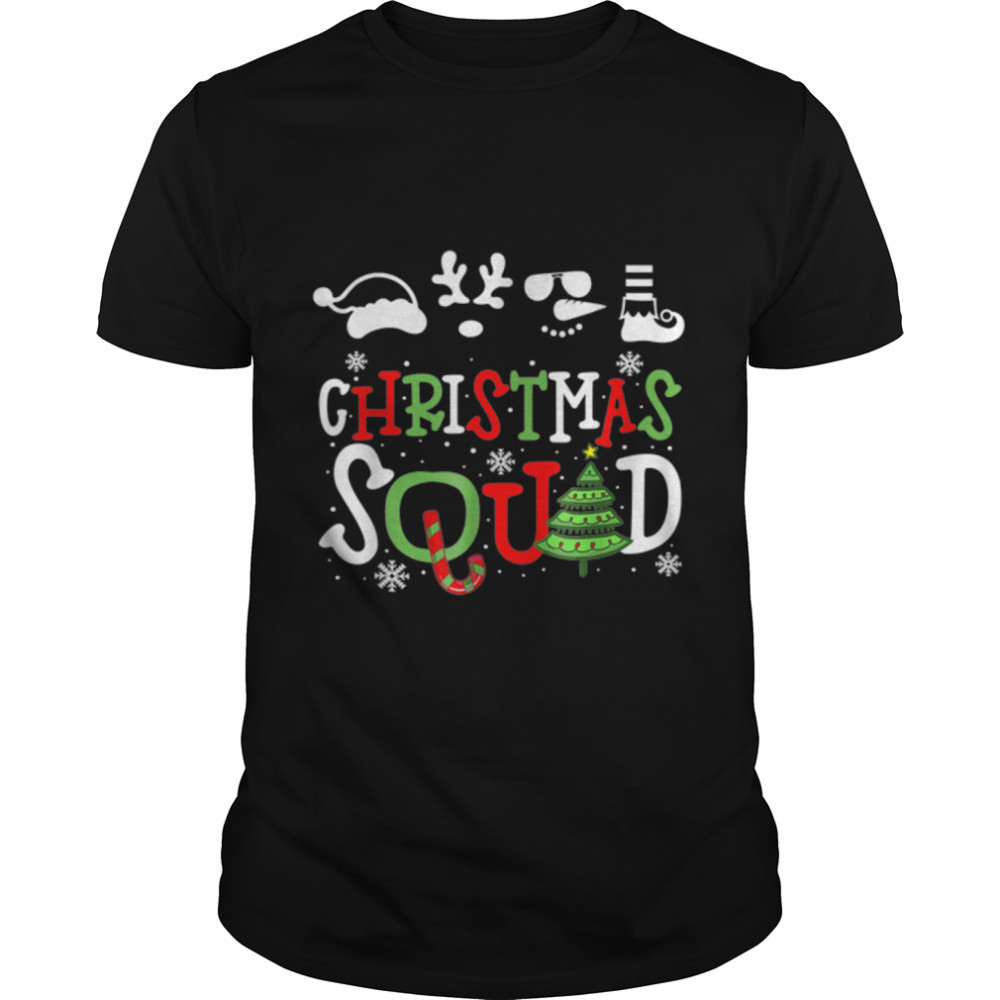 Christmas Squad Christmas Matching Family Pajama T-Shirt B0BFF1S4W2