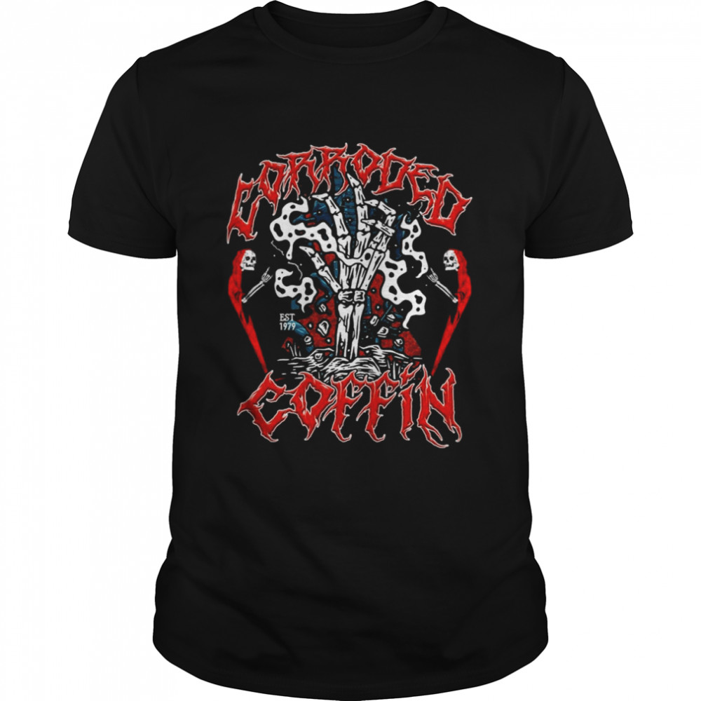 Corroded Coffin Halloween shirt