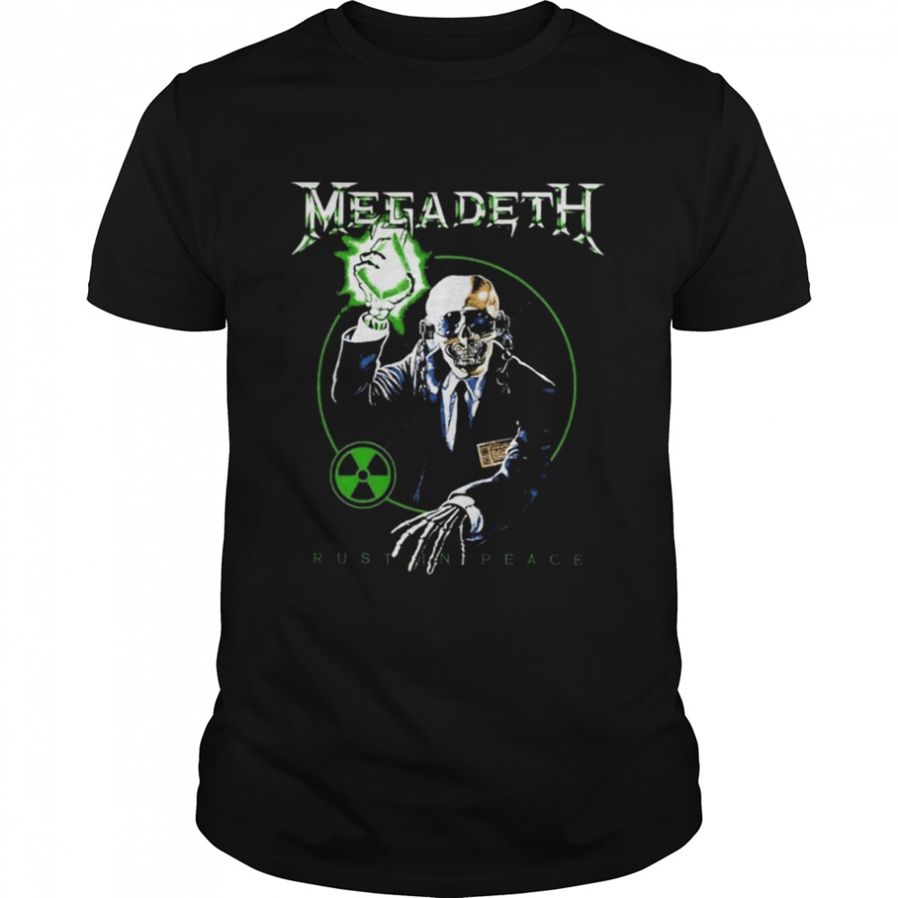 Green Lamp Rust In Peace Mega Deth Rock Metal shirt