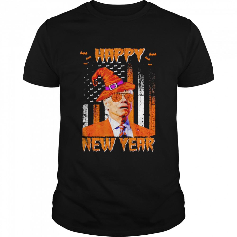 Joe biden confused anti Biden pumpkin happy new year Halloween shirt