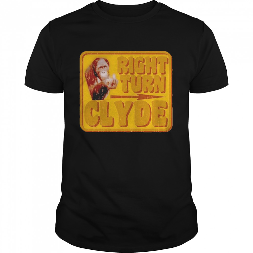 Monkey right turn clyde shirt